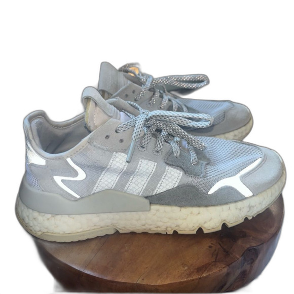 Adidas Nite Jogger Grey Women’s 8 - Picture 5 of 5